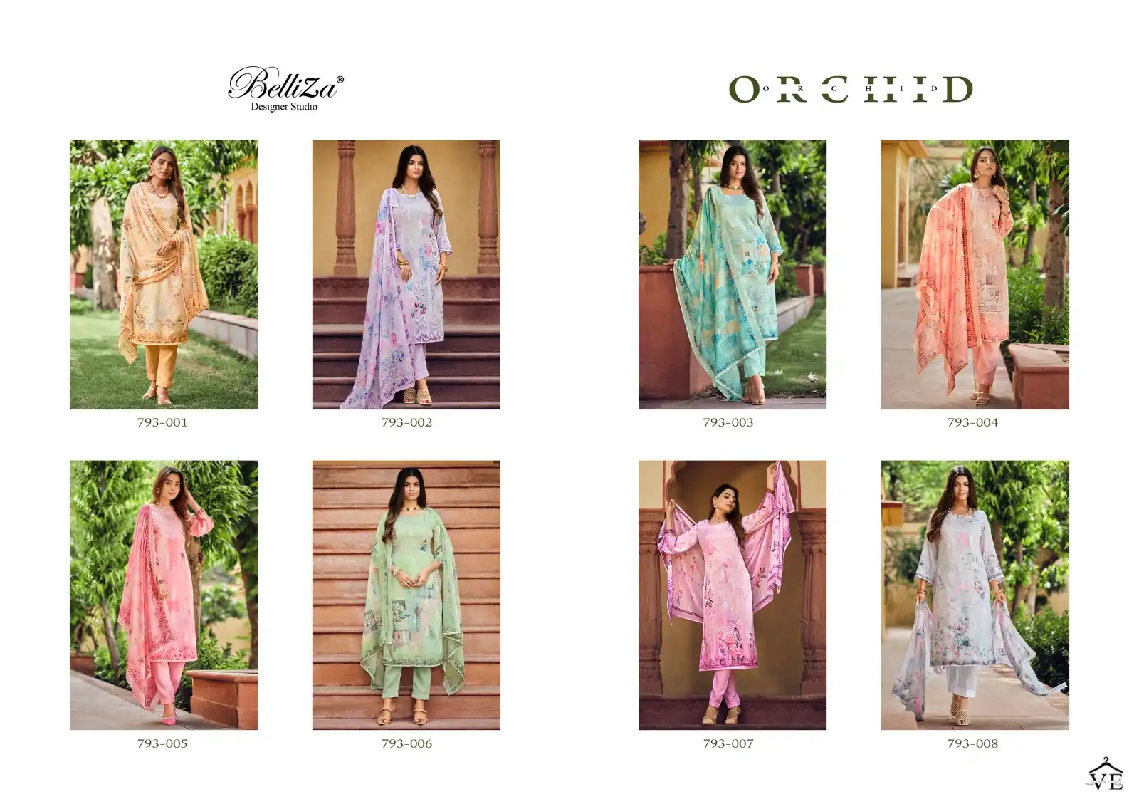 Belliza Designer Orchid Cotton Wholesale Designer Salwar Suit Catalog — Wholesale Salwar Suits, Belliza Designer wholesale from Surat — view 9