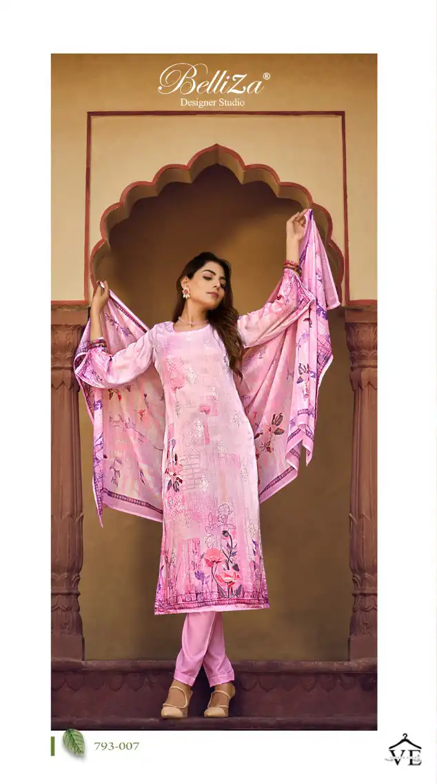 Belliza Designer Orchid Cotton Wholesale Designer Salwar Suit Catalog — Wholesale Salwar Suits, Belliza Designer wholesale from Surat - Gallery Image 6