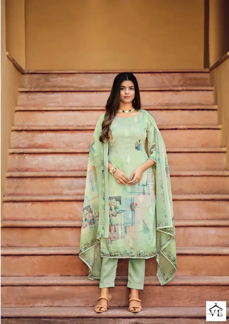 Belliza Designer Orchid Cotton Wholesale Designer Salwar Suit Catalog — Wholesale Salwar Suits, Belliza Designer wholesale from Surat - Gallery Image 7