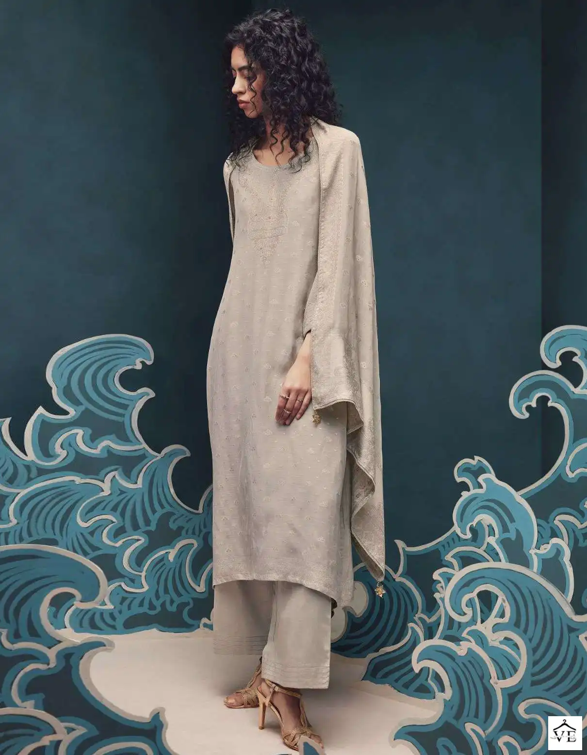 Ganga Orphic Premium Viscose Silk Wholesale Designer Salwar Suit Catalog — Wholesale Salwar Suits, MPA wholesale from Surat — view 1