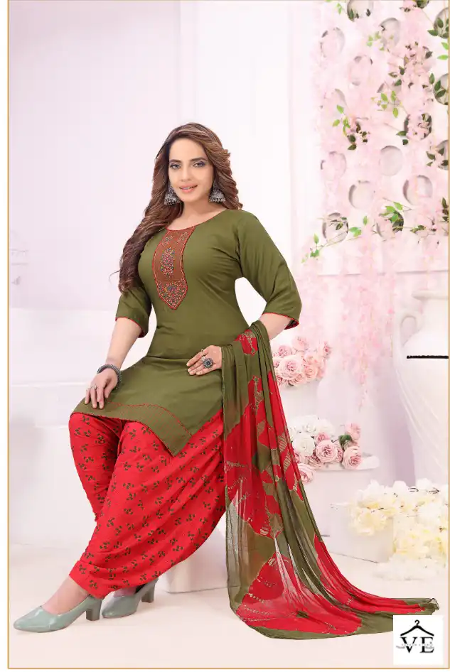 Paavi Opera 13 Heavy Rayon Wholesale Readymade Salwar Suit Catalog — Wholesale Salwar Suits, MPA wholesale from Surat - Gallery Image 3
