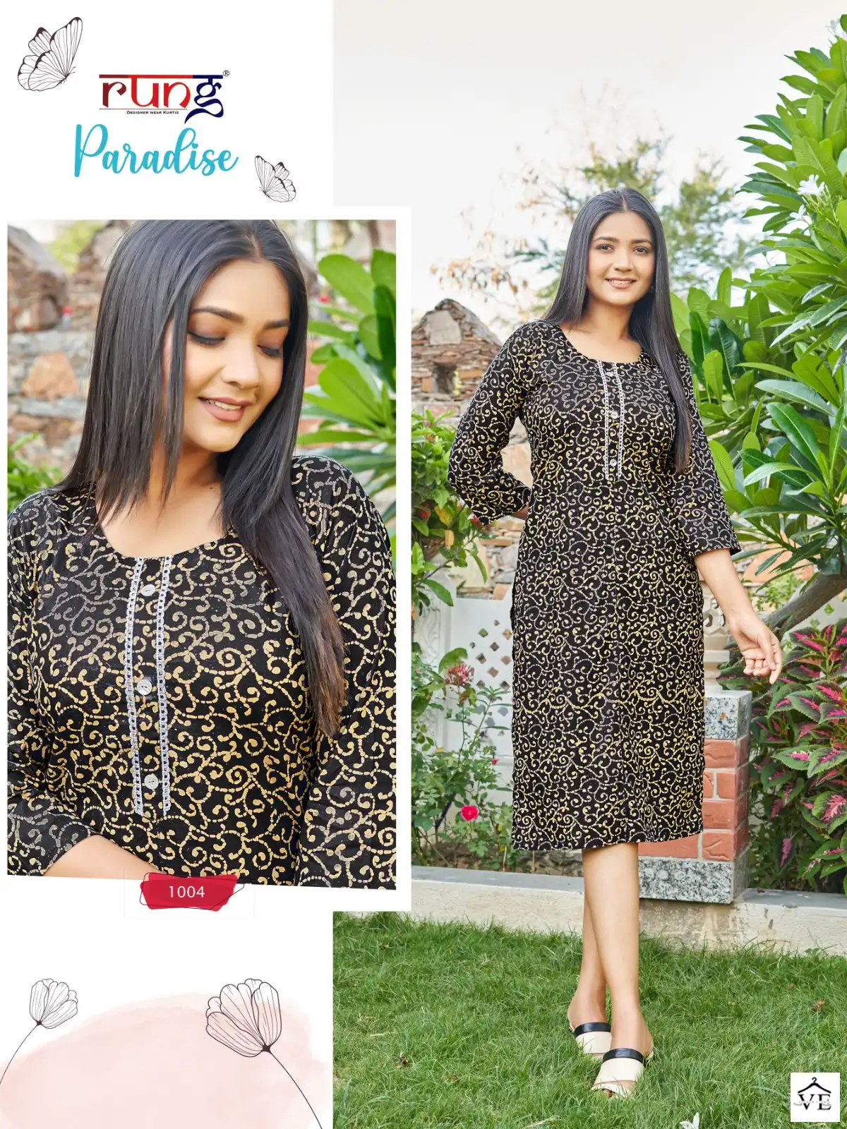 Rung Paradise Heavy Rayon Wholesale Kurtis Catalog — Wholesale Kurtis, MPA wholesale from Surat — view 7