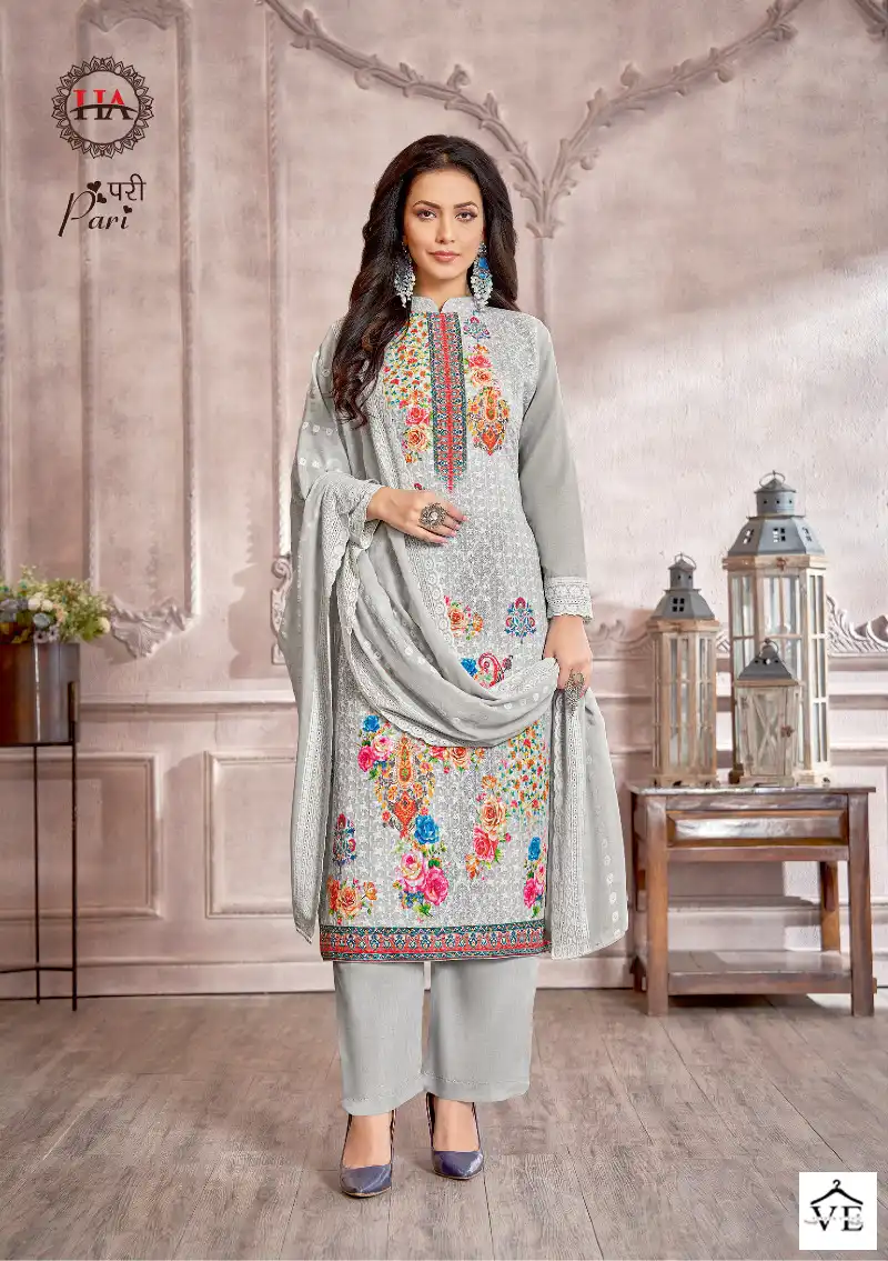 Harshit Fashion Pari Cotton Wholesale Salwar Suit Catalog — Wholesale Salwar Suits, MPA wholesale from Surat - Gallery Image 6