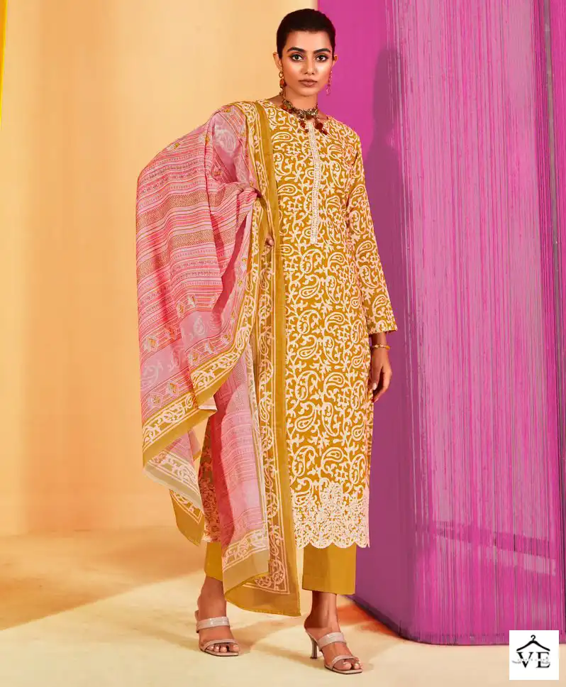 Mumtaz Arts Pastels Lawn Cotton Wholesale Fancy Salwar Suit Catalog — Wholesale Salwar Suits, MPA wholesale from Surat — view 1