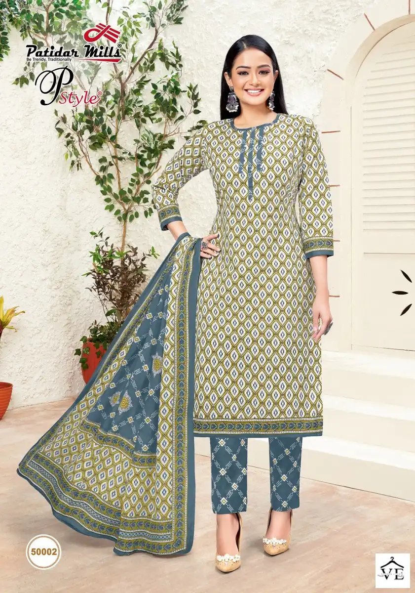 Vardan Ethnic Patidar P Style Vol 50 Cotton Wholesale Readymade Salwar Suit Catalog — Wholesale Salwar Suits, MPA wholesale from Surat - Gallery Image 3