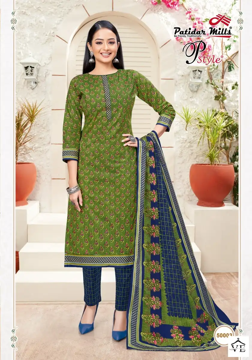 Vardan Ethnic Patidar P Style Vol 50 Cotton Wholesale Readymade Salwar Suit Catalog — Wholesale Salwar Suits, MPA wholesale from Surat - Gallery Image 5