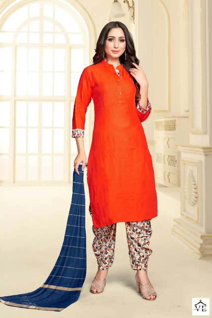 Tunic House Patiyala Rani Vol 3 Heavy Viscouse Rayon Wholesale Readymade Salwar Suit Catalog — Wholesale Salwar Suits, MPA wholesale from Surat - Gallery Image 2