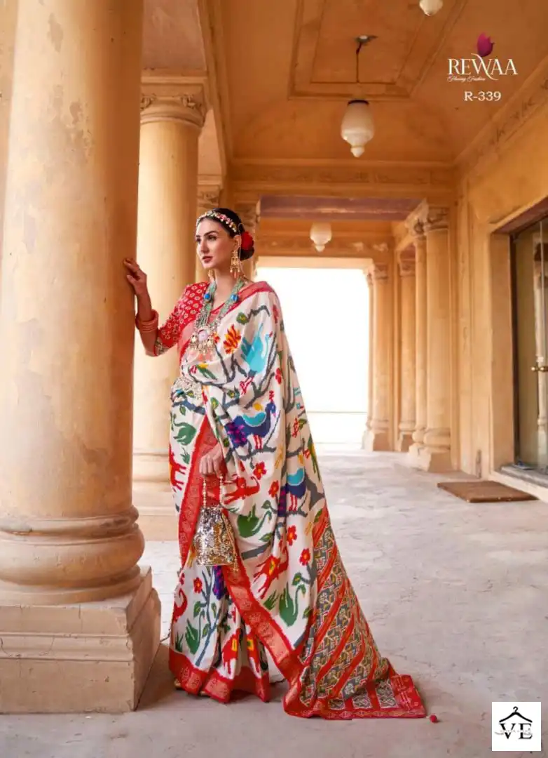 Vardan Ethnic Patola Vol 4 Sigma Silk Wholesale Sarees Catalog — Wholesale Sarees, MPA wholesale from Surat - Gallery Image 2