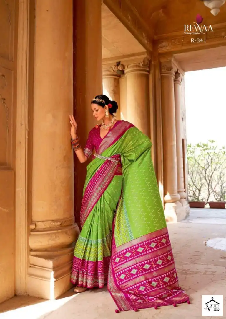 Vardan Ethnic Patola Vol 4 Sigma Silk Wholesale Sarees Catalog — Wholesale Sarees, MPA wholesale from Surat - Gallery Image 3