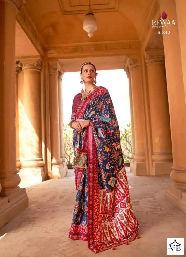 Vardan Ethnic Patola Vol 4 Sigma Silk Wholesale Sarees Catalog — Wholesale Sarees, MPA wholesale from Surat - Gallery Image 5
