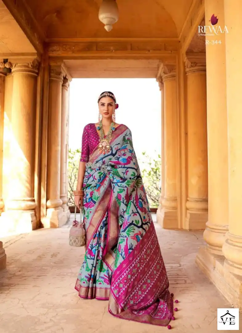 Vardan Ethnic Patola Vol 4 Sigma Silk Wholesale Sarees Catalog — Wholesale Sarees, MPA wholesale from Surat - Gallery Image 6