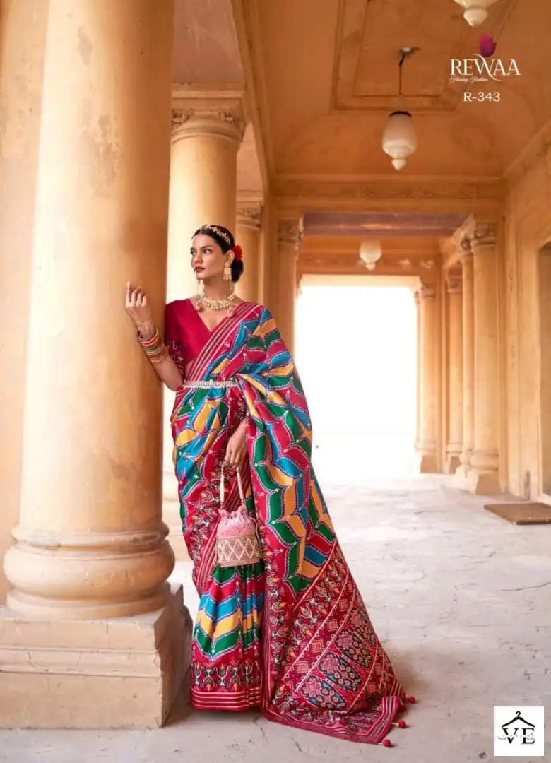 Vardan Ethnic Patola Vol 4 Sigma Silk Wholesale Sarees Catalog — Wholesale Sarees, MPA wholesale from Surat - Gallery Image 7