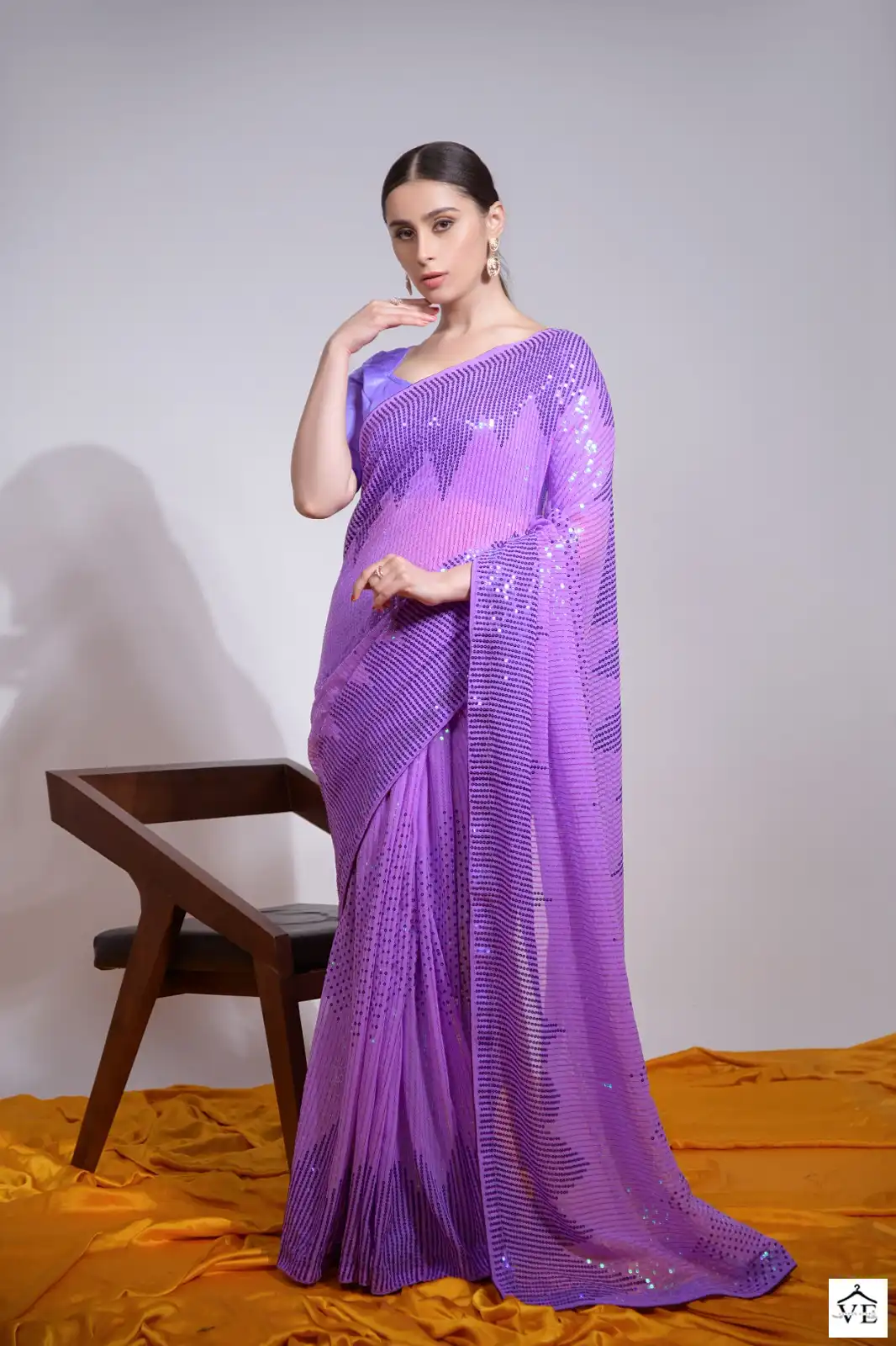Vardan Ethnic Pc Sequence Vol 19 Heavy Georgette Wholesale Sarees Catalog — Wholesale Sarees, MPA wholesale from Surat — view 4