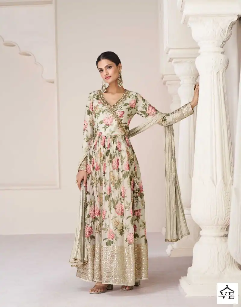 Sayuri Designer Phulaari Premium Organza Silk Wholesale Designer Readymade Salwar Suit Catalog — Wholesale Salwar Suits, Sayuri Designer wholesale from Surat - Gallery Image 3