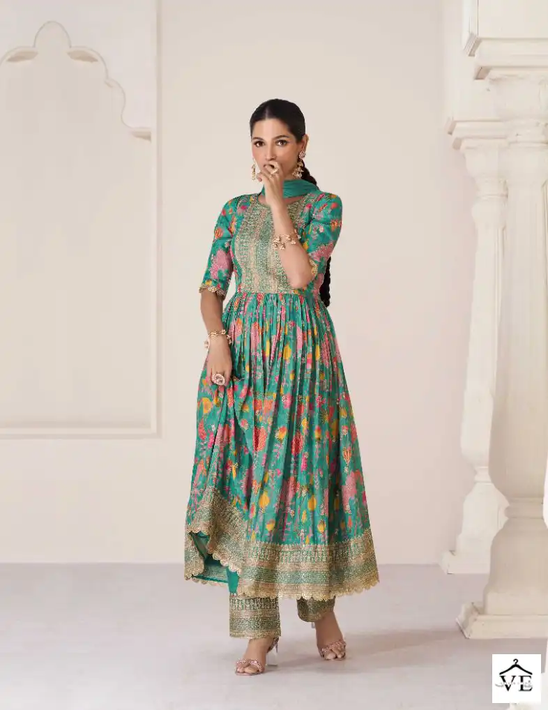 Sayuri Designer Phulaari Premium Organza Silk Wholesale Designer Readymade Salwar Suit Catalog — Wholesale Salwar Suits, Sayuri Designer wholesale from Surat - Gallery Image 4