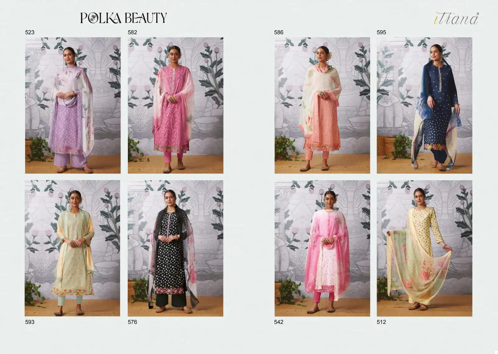 Itrana Polka Beauty Pure Cotton Lawn Wholesale Designer Salwar Suit Catalog — Wholesale Salwar Suits, MPA wholesale from Surat — view 9