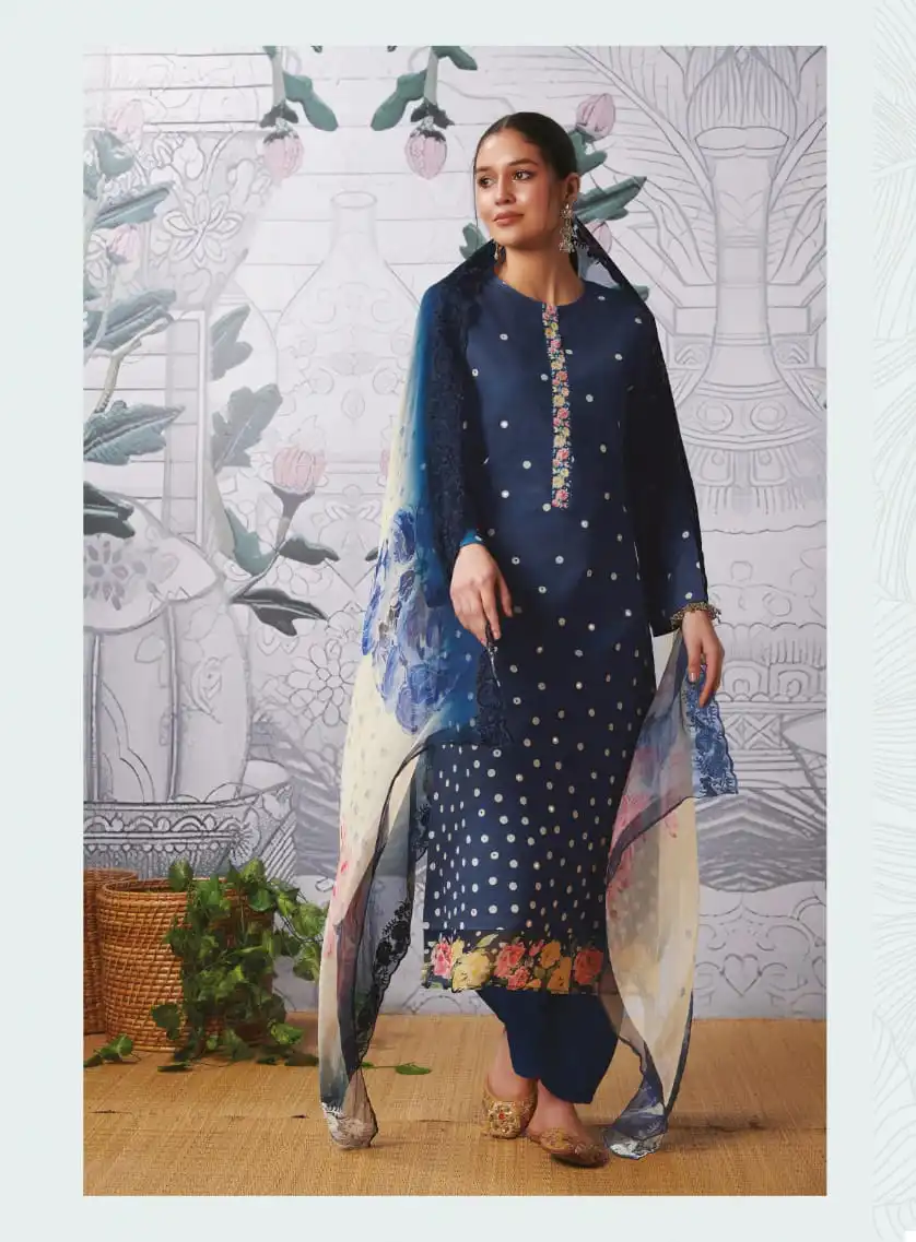 Itrana Polka Beauty Pure Cotton Lawn Wholesale Designer Salwar Suit Catalog — Wholesale Salwar Suits, MPA wholesale from Surat - Gallery Image 8