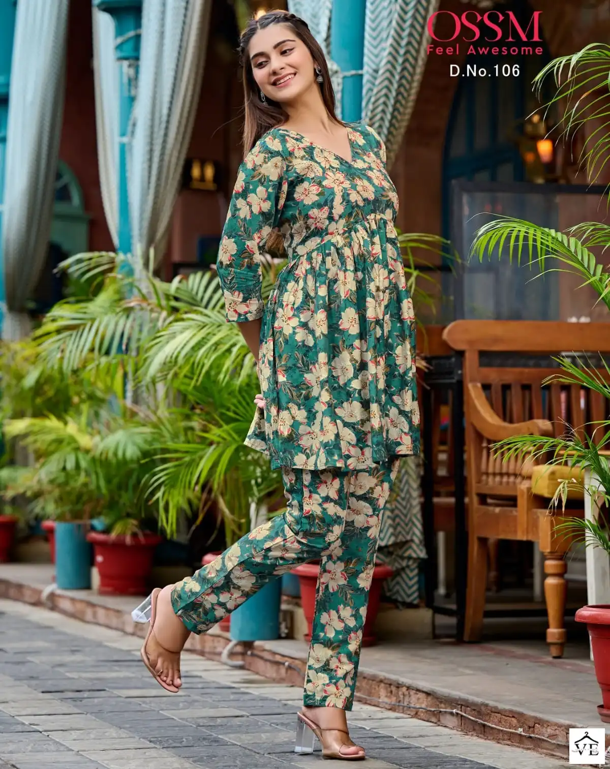 Ossm Polo Modal Silk Wholesale Co-Ord Set Catalog — Wholesale Kurtis, MPA wholesale from Surat — view 1
