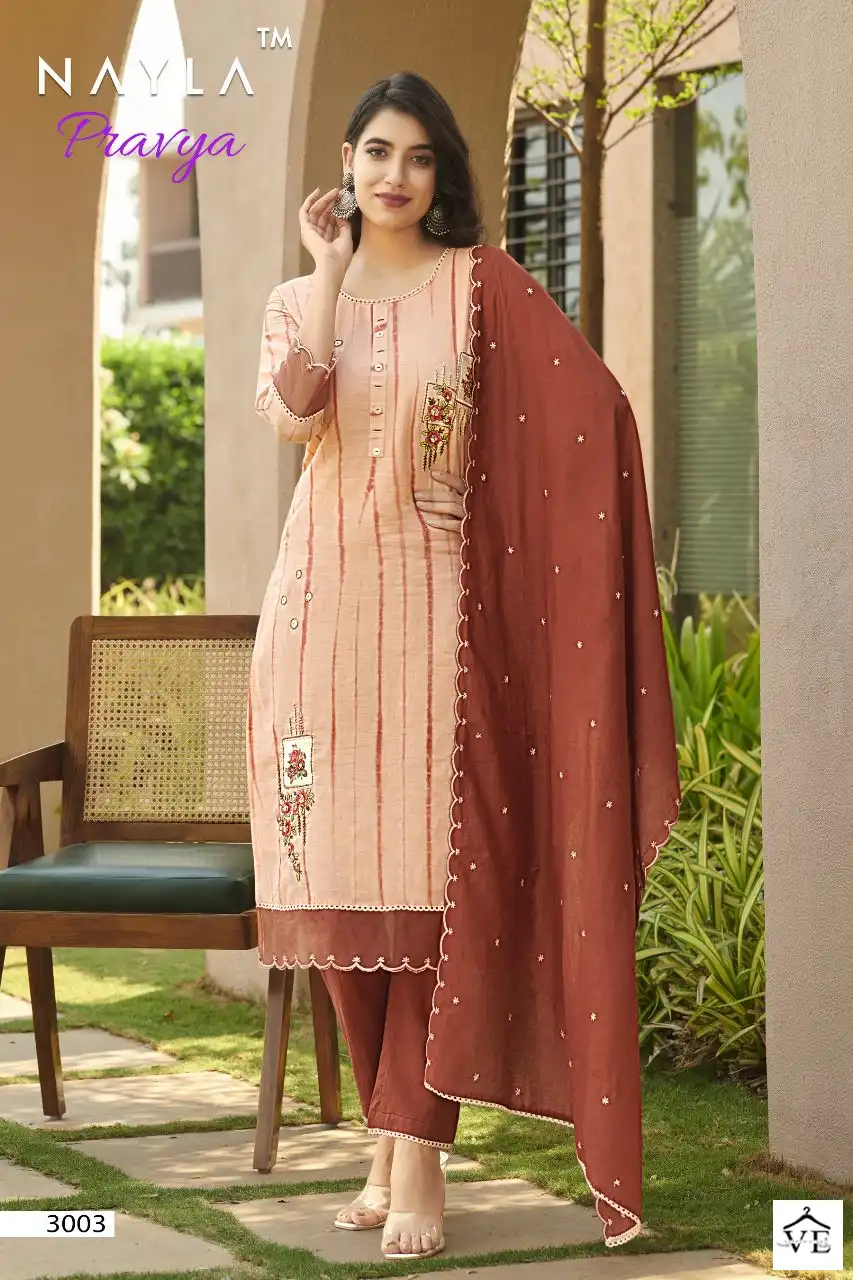 Vardan Ethnic Pravya Pure Mul Wholesale Readymade Salwar Suit Catalog — Wholesale Salwar Suits, MPA wholesale from Surat - Gallery Image 2