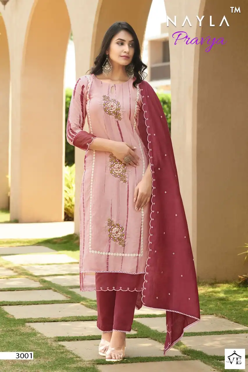 Vardan Ethnic Pravya Pure Mul Wholesale Readymade Salwar Suit Catalog — Wholesale Salwar Suits, MPA wholesale from Surat - Gallery Image 3