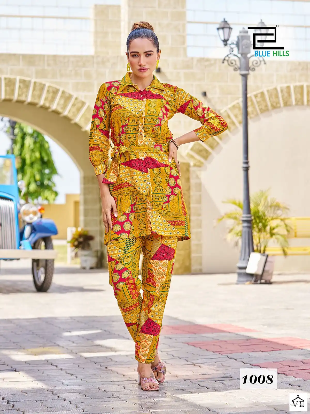 Blue Hills Pretty Giirl Rayon Wholesale Top With Bottom Co-Ord Set Catalog — Wholesale Kurtis, MPA wholesale from Surat - Gallery Image 3