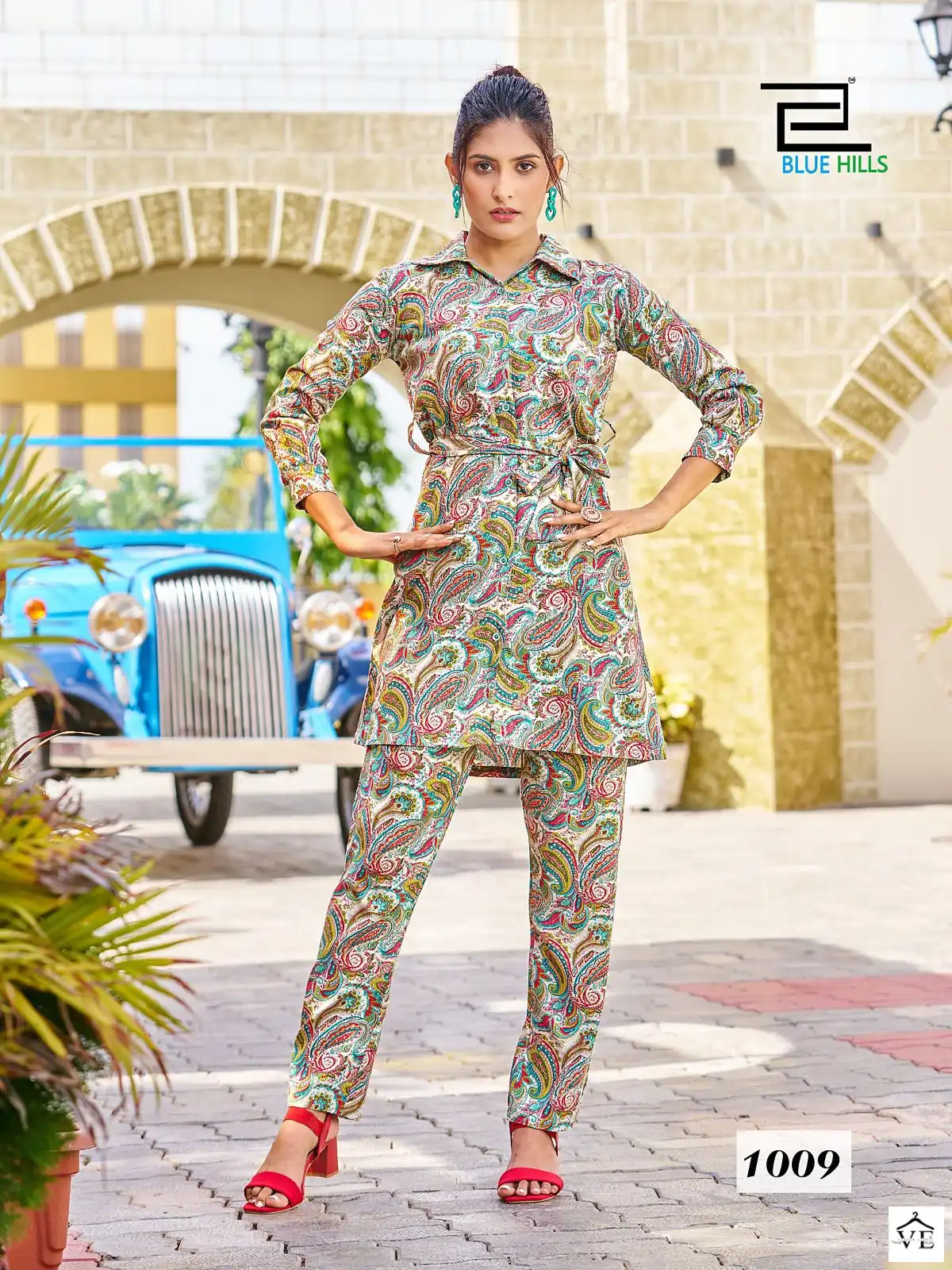 Blue Hills Pretty Giirl Rayon Wholesale Top With Bottom Co-Ord Set Catalog — Wholesale Kurtis, MPA wholesale from Surat - Gallery Image 4
