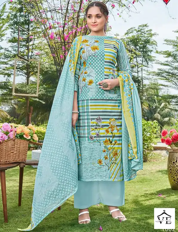 Tanishk Fashion Prisha Pure Cameric Cotton Wholesale Salwar Suit Catalog — Wholesale Salwar Suits, MPA wholesale from Surat — view 1