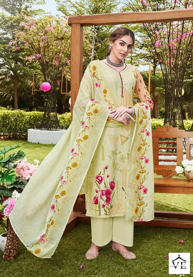 Tanishk Fashion Prisha Pure Cameric Cotton Wholesale Salwar Suit Catalog — Wholesale Salwar Suits, MPA wholesale from Surat - Gallery Image 7