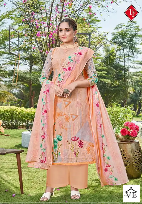Tanishk Fashion Prisha Pure Cameric Cotton Wholesale Salwar Suit Catalog — Wholesale Salwar Suits, MPA wholesale from Surat - Gallery Image 8