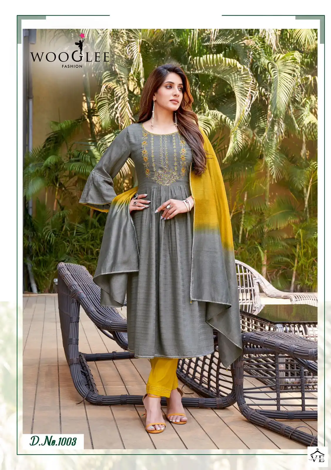 Wooglee Pritam Rayon Weaving Wholesale Readymade Salwar Suit Catalog — Wholesale Salwar Suits, MPA wholesale from Surat - Gallery Image 5