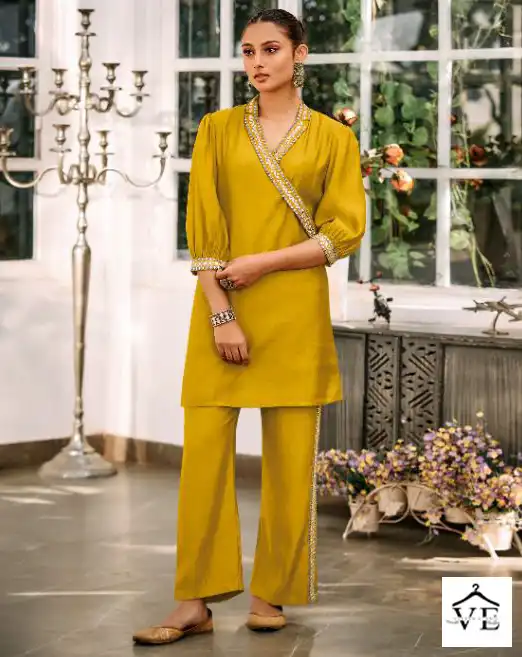 Nu Progressively Indian Vol 43 Viscose Wholesale Designer Beautiful Co-Ord Set Catalog — Wholesale Kurti Pant Set, MPA wholesale from Surat — view 1
