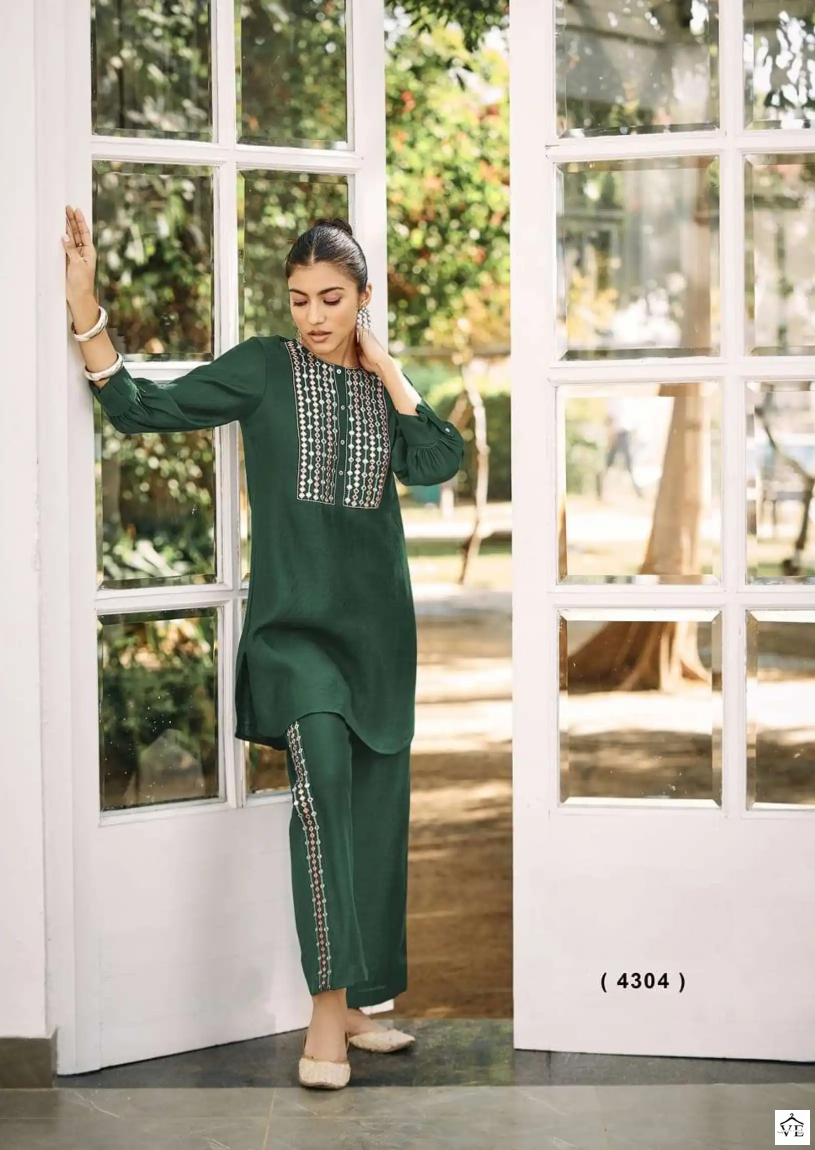 Nu Progressively Indian Vol 43 Viscose Wholesale Designer Beautiful Co-Ord Set Catalog — Wholesale Kurti Pant Set, MPA wholesale from Surat - Gallery Image 3