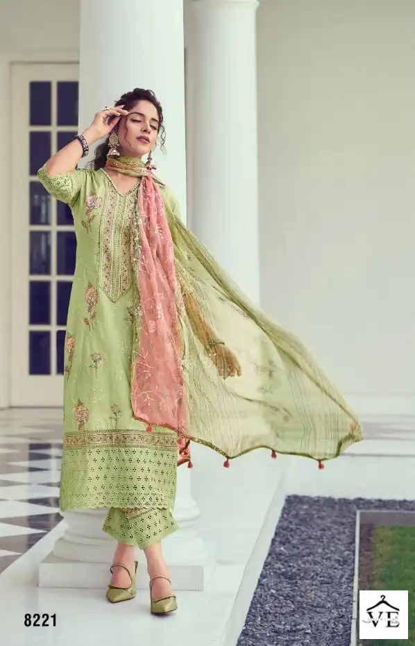 Jayvijay Purvai Vol 2 Pure Cotton Wholesale Designer Salwar Suit Catalog — Wholesale Salwar Suits, MPA wholesale from Surat — view 3