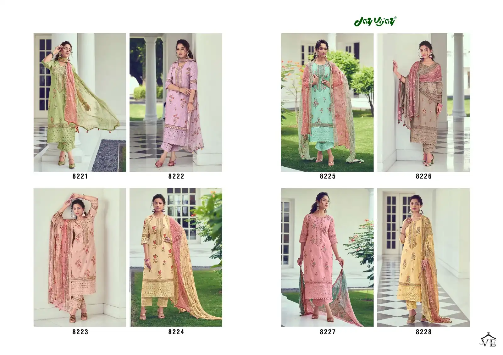 Jayvijay Purvai Vol 2 Pure Cotton Wholesale Designer Salwar Suit Catalog — Wholesale Salwar Suits, MPA wholesale from Surat — view 8