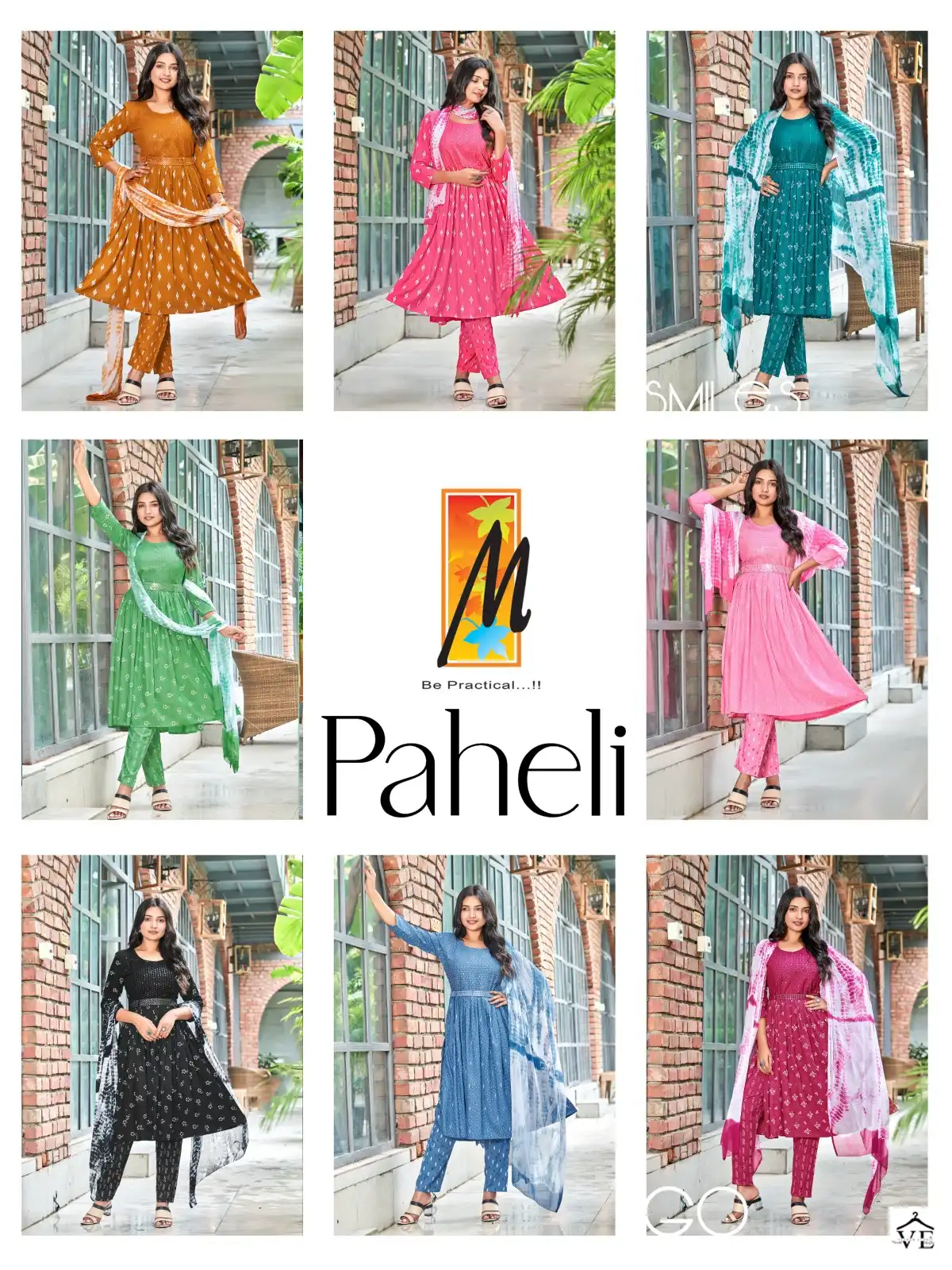 Master Paheli Nyra Cut Heavy Printed Rayon Wholesale Readymade Salwar Suit Catalog — Wholesale Salwar Suits, MPA wholesale from Surat — view 9