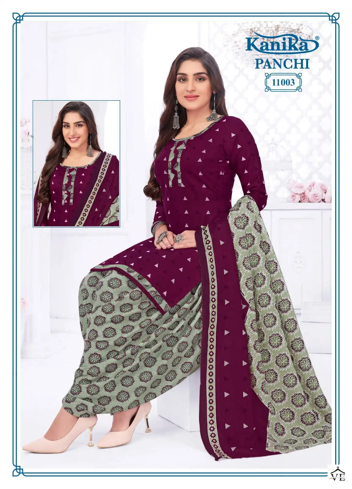 Kanika Panchi Vol 11 Mix Cotton Print Wholesale Readymade Salwar Suit Catalog — Wholesale Salwar Suits, MPA wholesale from Surat - Gallery Image 6