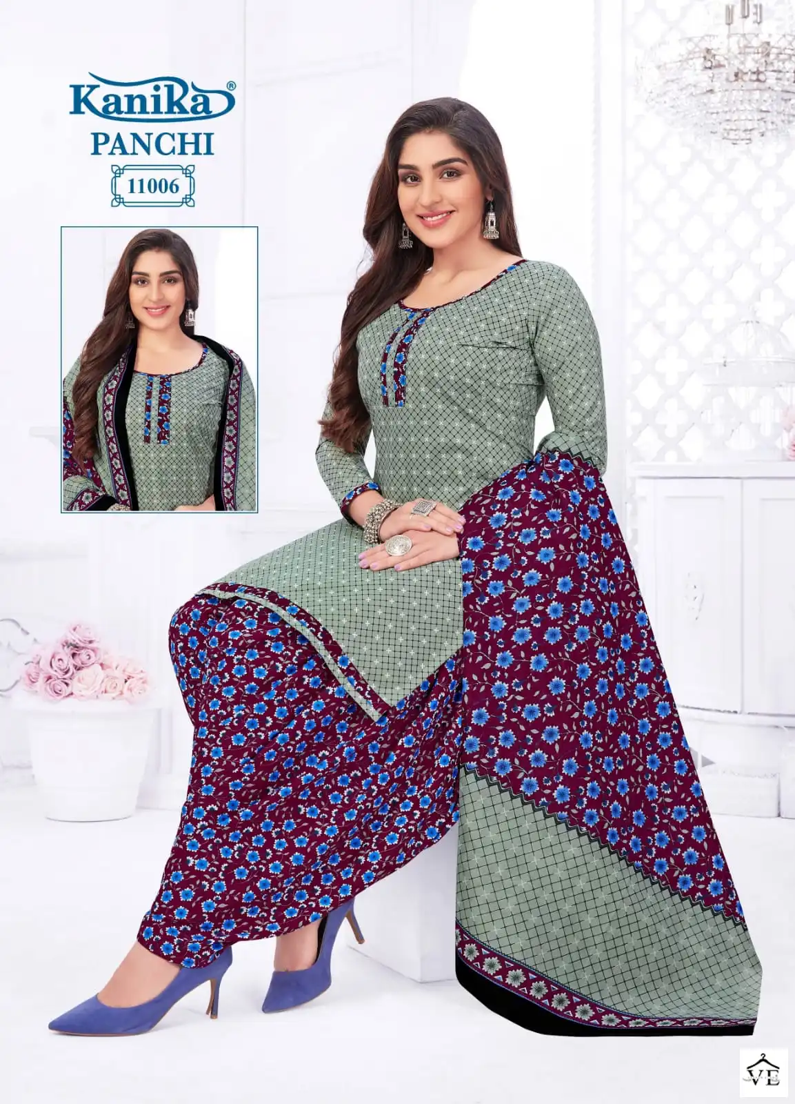 Kanika Panchi Vol 11 Mix Cotton Print Wholesale Readymade Salwar Suit Catalog — Wholesale Salwar Suits, MPA wholesale from Surat - Gallery Image 9
