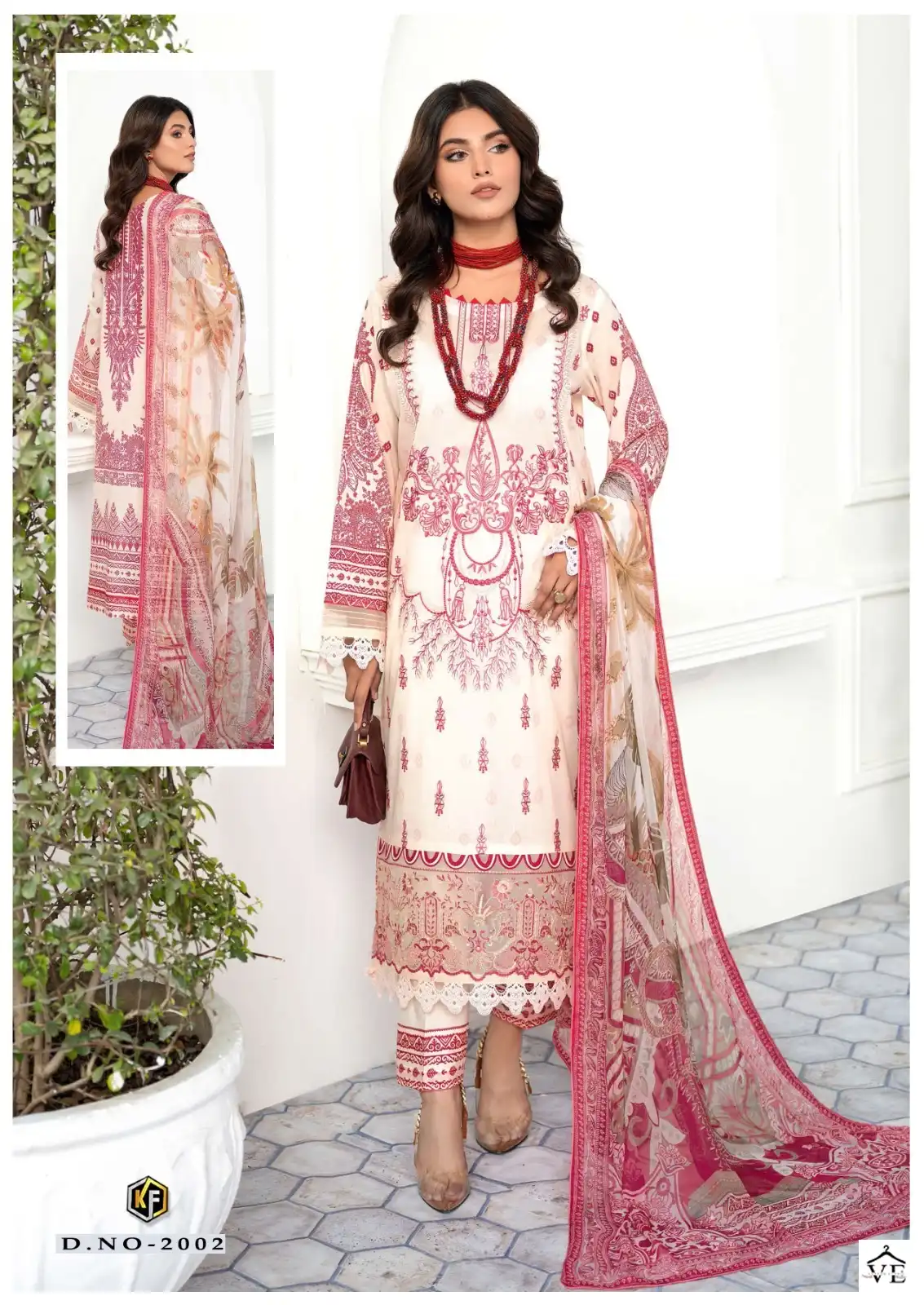 Keval Fab Qurbat Vol 2 Lawn Cotton Wholesale Pakistani Salwar Suit Catalog — Wholesale Salwar Suits, MPA wholesale from Surat - Gallery Image 4