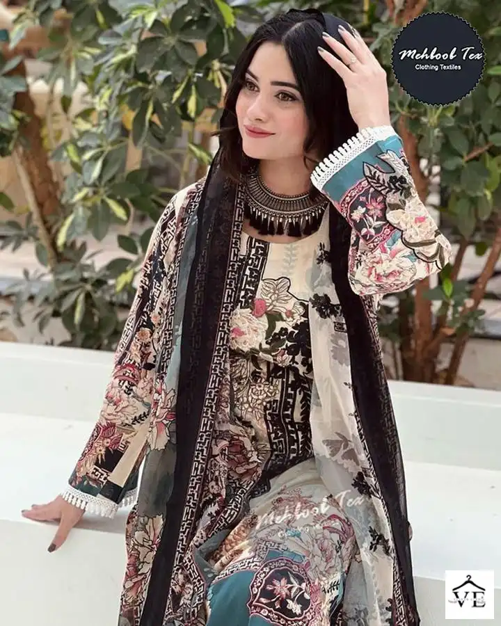 Mehboob Tex Queen Court Pure Cotton Wholesale Pakistani Salwar Suit Catalog — Wholesale Salwar Suits, MPA wholesale from Surat - Gallery Image 2