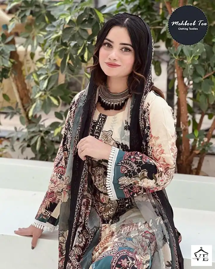 Mehboob Tex Queen Court Pure Cotton Wholesale Pakistani Salwar Suit Catalog — Wholesale Salwar Suits, MPA wholesale from Surat - Gallery Image 3