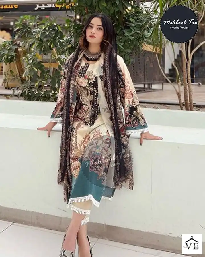 Mehboob Tex Queen Court Pure Cotton Wholesale Pakistani Salwar Suit Catalog — Wholesale Salwar Suits, MPA wholesale from Surat - Gallery Image 4