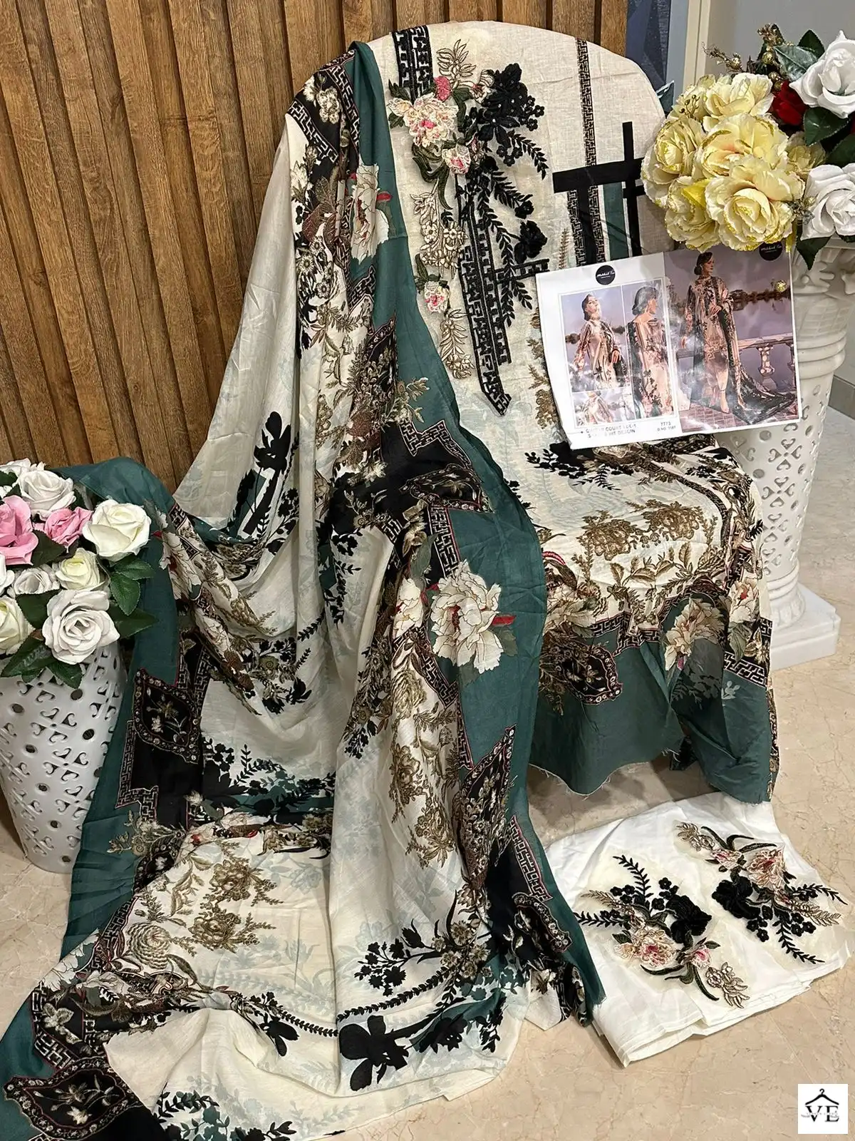Mehboob Tex Queen Court Pure Cotton Wholesale Pakistani Salwar Suit Catalog — Wholesale Salwar Suits, MPA wholesale from Surat - Gallery Image 6
