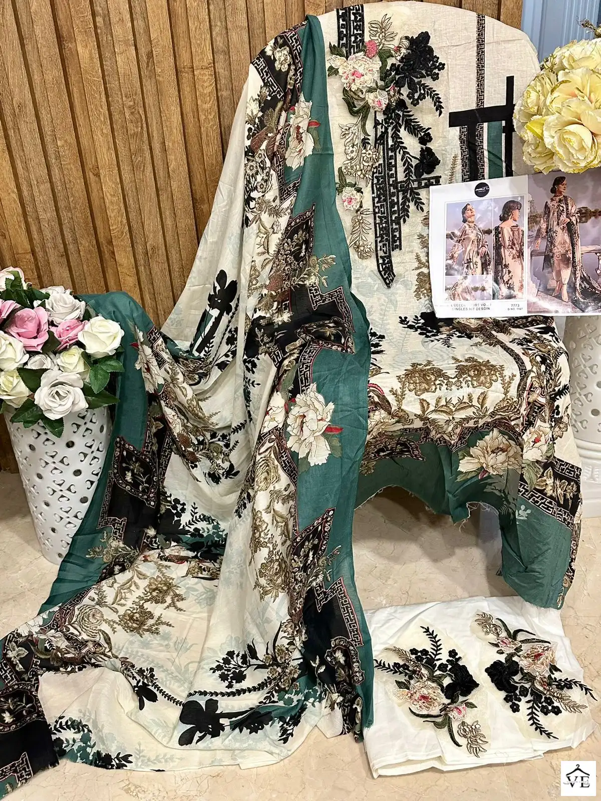 Mehboob Tex Queen Court Pure Cotton Wholesale Pakistani Salwar Suit Catalog — Wholesale Salwar Suits, MPA wholesale from Surat - Gallery Image 8