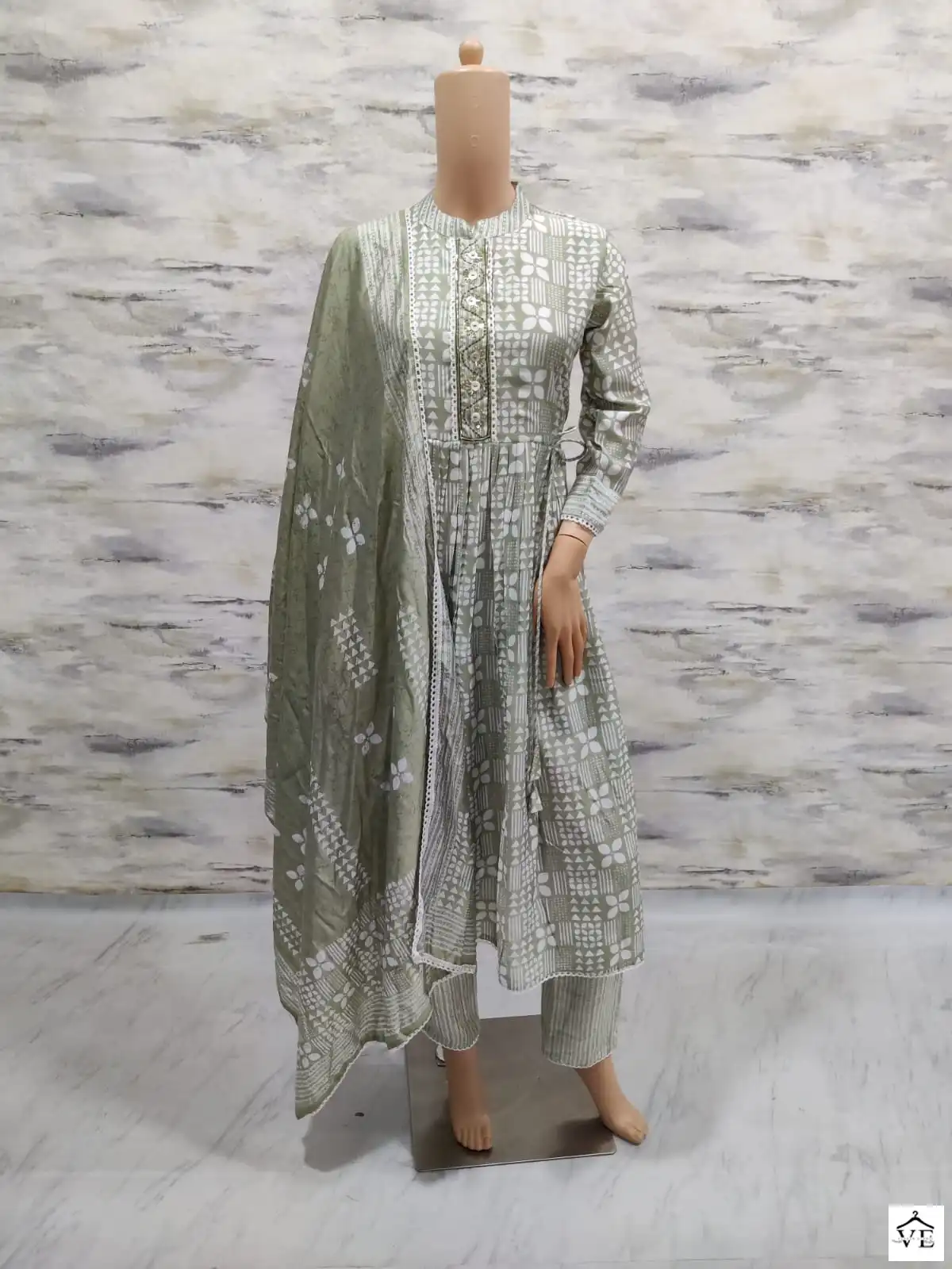 Vardan Ethnic Raas Chanderi Print Wholesale Readymade Salwar Suit Catalog — Wholesale Salwar Suits, MPA wholesale from Surat - Gallery Image 2