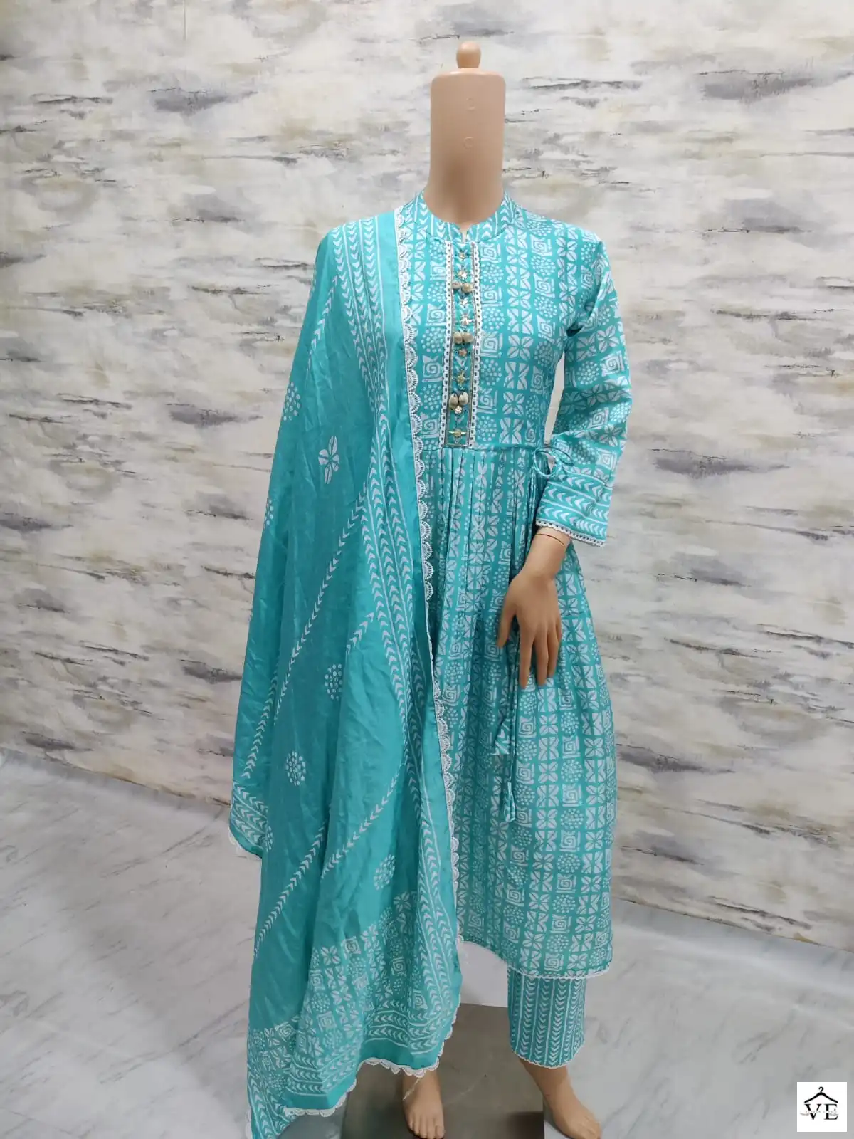 Vardan Ethnic Raas Chanderi Print Wholesale Readymade Salwar Suit Catalog — Wholesale Salwar Suits, MPA wholesale from Surat - Gallery Image 8