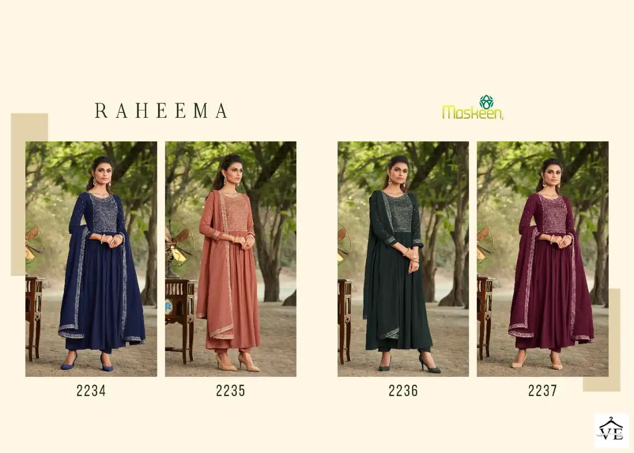 Maisha Raheema Pure Viscose Rayon Wholesale Readymade Salwar Suit Catalog — Wholesale Salwar Suits, MPA wholesale from Surat — view 5