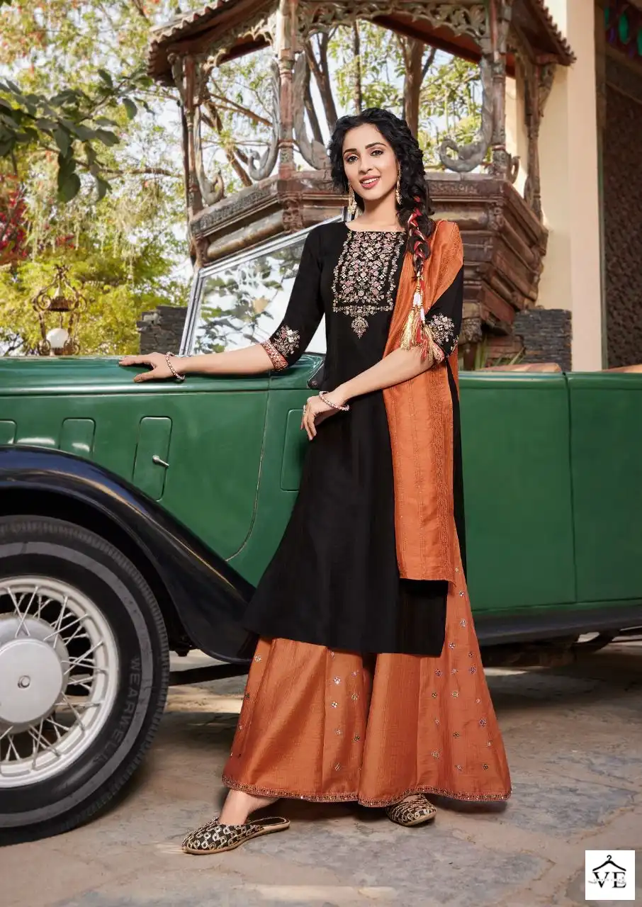 Koodee Rahi Vol 3 Pure Viscose Wholesale Readymade Salwar Suit Catalog — Wholesale Salwar Suits, MPA wholesale from Surat - Gallery Image 5