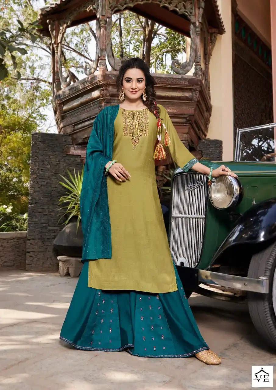 Koodee Rahi Vol 3 Pure Viscose Wholesale Readymade Salwar Suit Catalog — Wholesale Salwar Suits, MPA wholesale from Surat — view 8