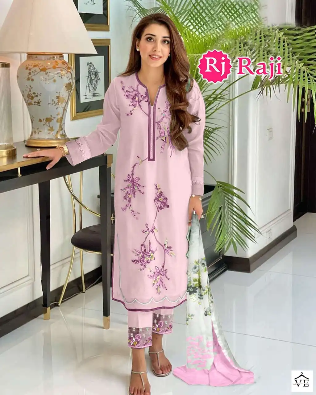 Afasana DN RJ 303 Pure Georgette Wholesale Pakistani Readymade Salwar Suit Catalog — Wholesale Salwar Suits, MPA wholesale from Surat - Gallery Image 2