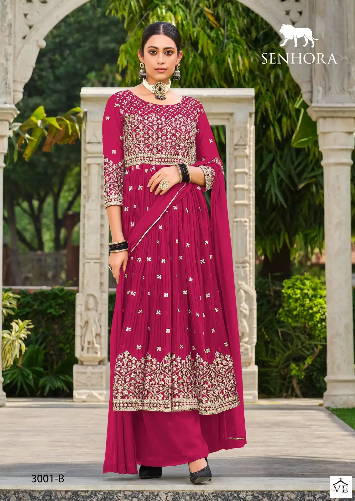 Senhora Rumana Pure Faux Georgette Wholesale Designer Salwar Suit Catalog - Image 2